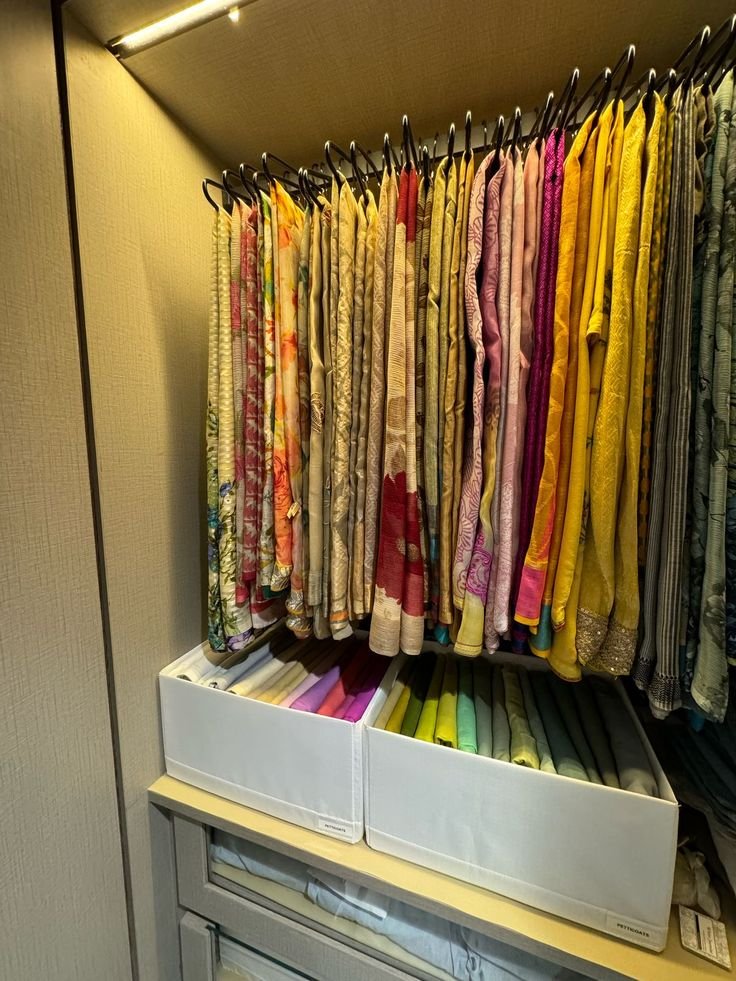 Storing a Silk Saree